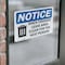 Signmission When Finished Leave Area Clean Sign With Symbol, 10 in W x Rectangle, Vinyl Decal OS-2PACK-NS-D-710-L-19045 - alternate 2